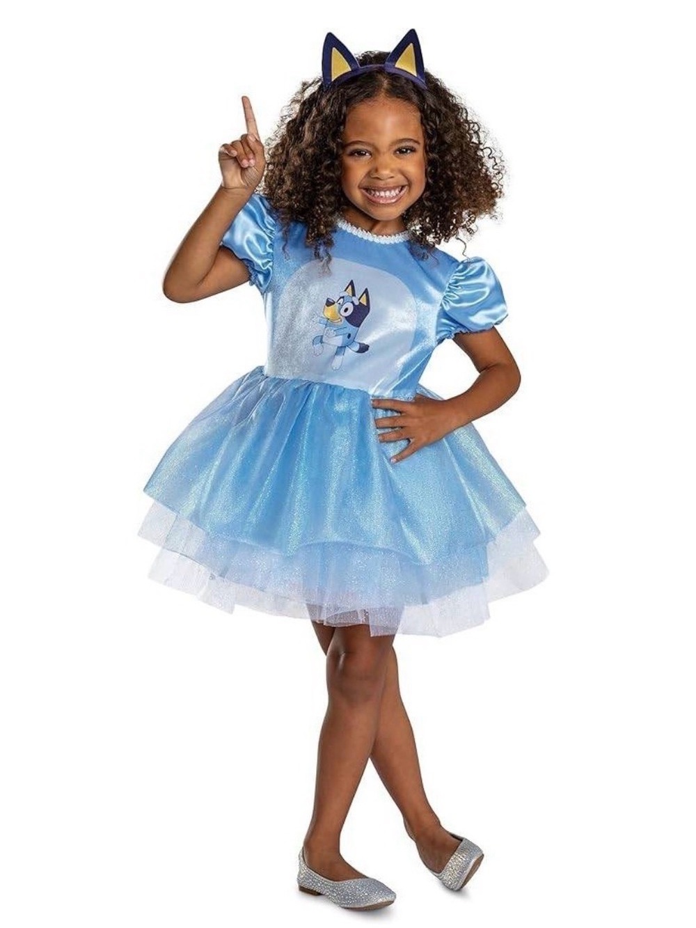 Bluey Toddler Blue Tulle Dress Costume Dress 3T 4T New